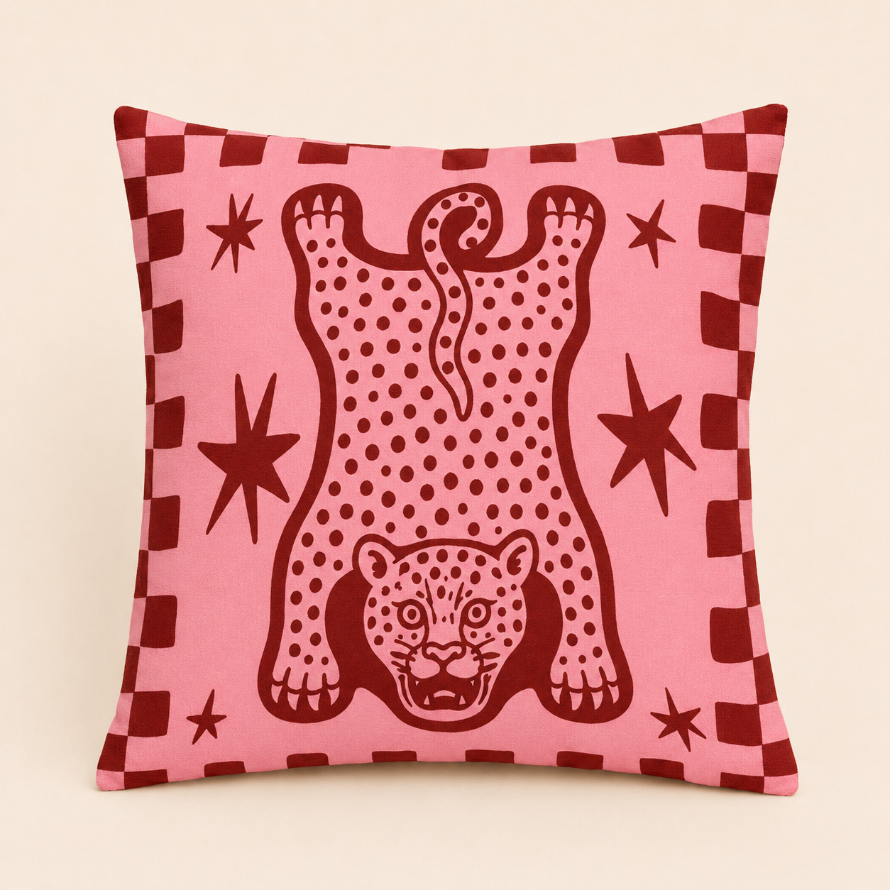 Tiger Rug Cushion Cover