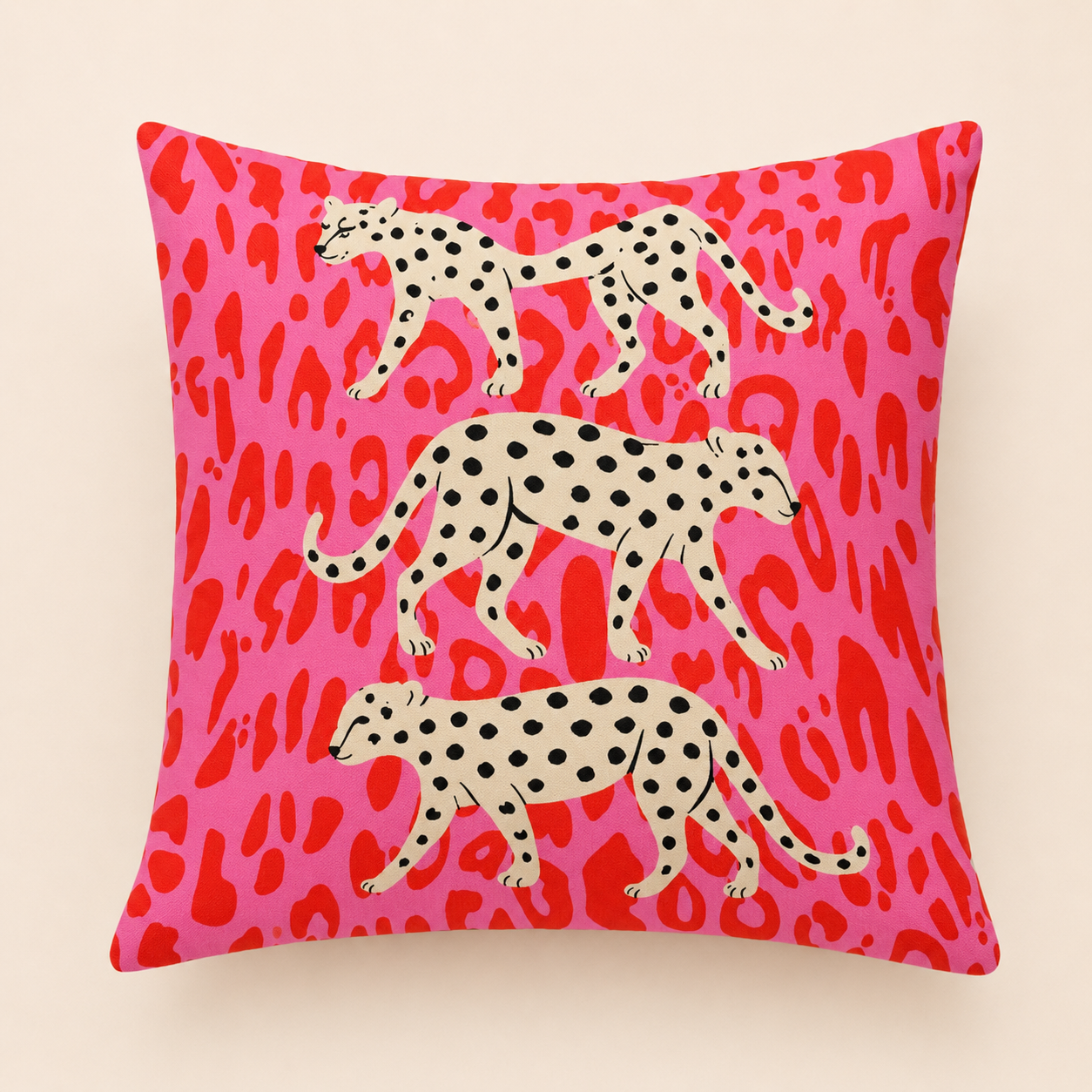 Leopard Trio Cushion Cover