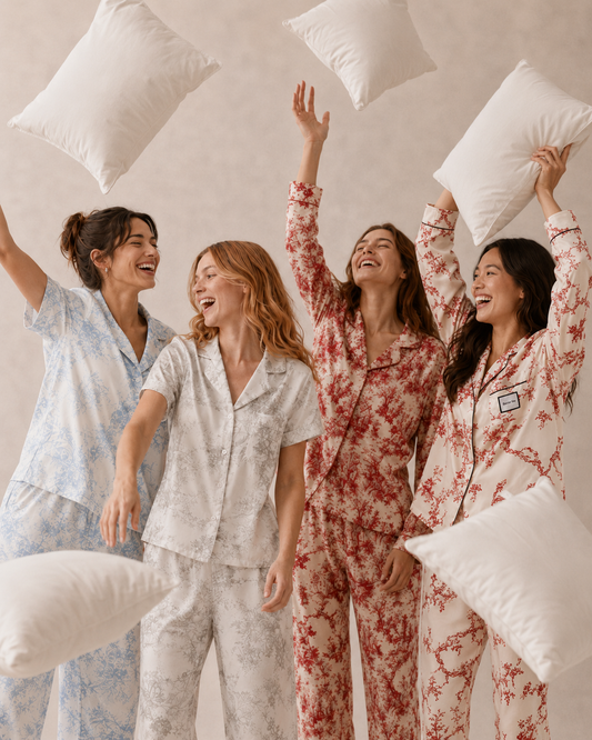 Satin Pyjama Set — Luxury Homewear