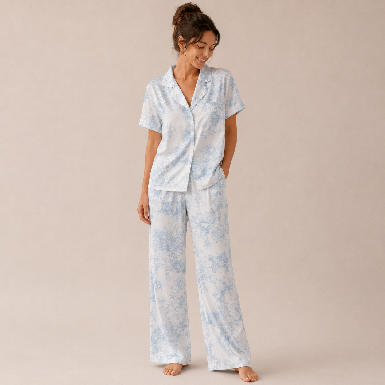 Satin Pyjama Set — Luxury Homewear