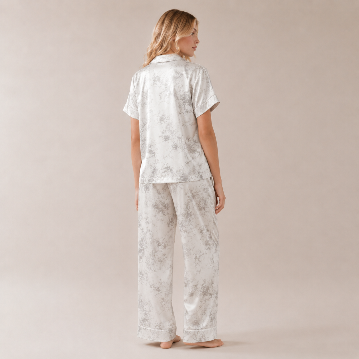 Satin Pyjama Set — Luxury Homewear