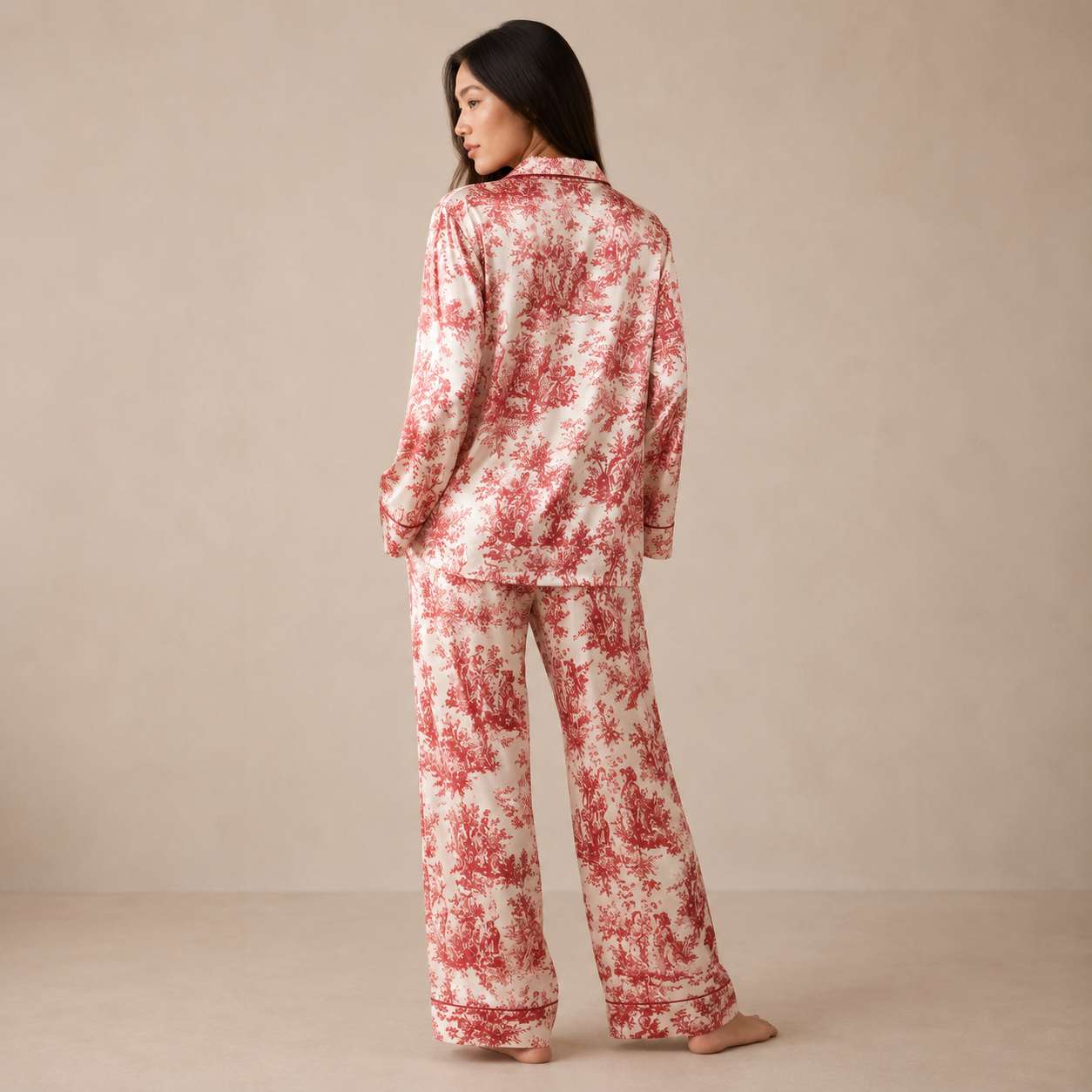 Satin Pyjama Set — Luxury Homewear