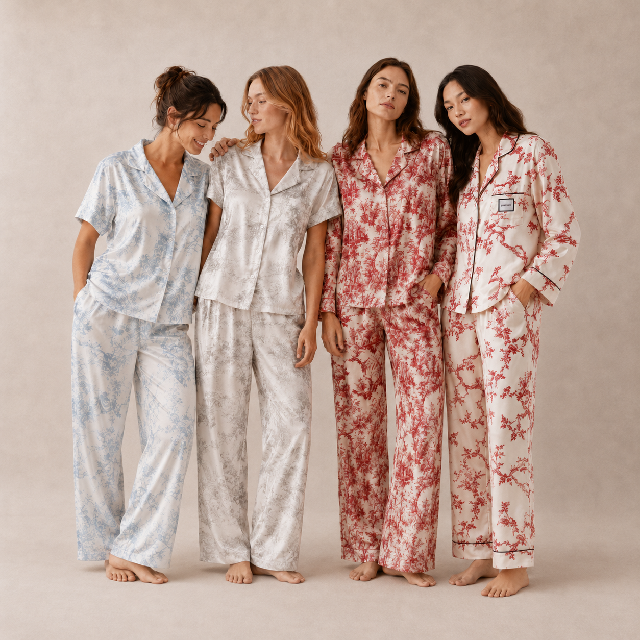 Satin Pyjama Set — Luxury Homewear