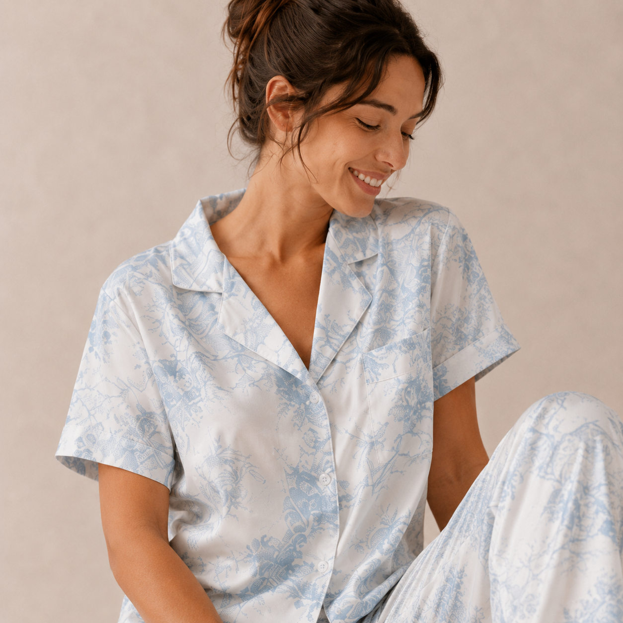 Satin Pyjama Set — Luxury Homewear