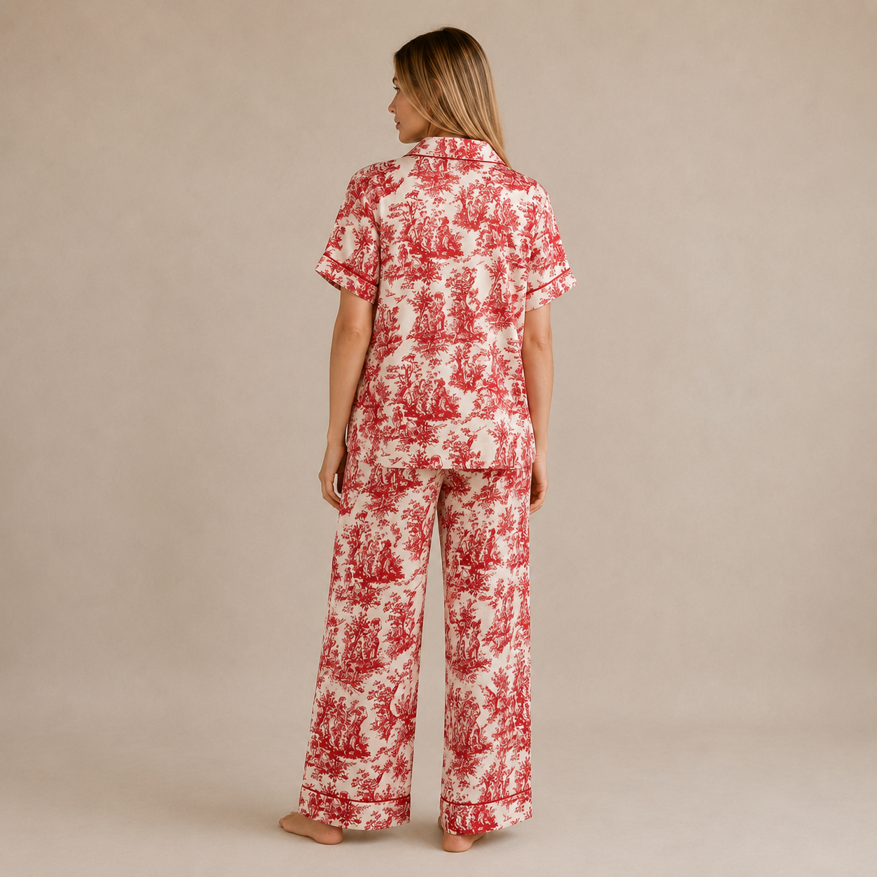 Satin Pyjama Set — Luxury Homewear