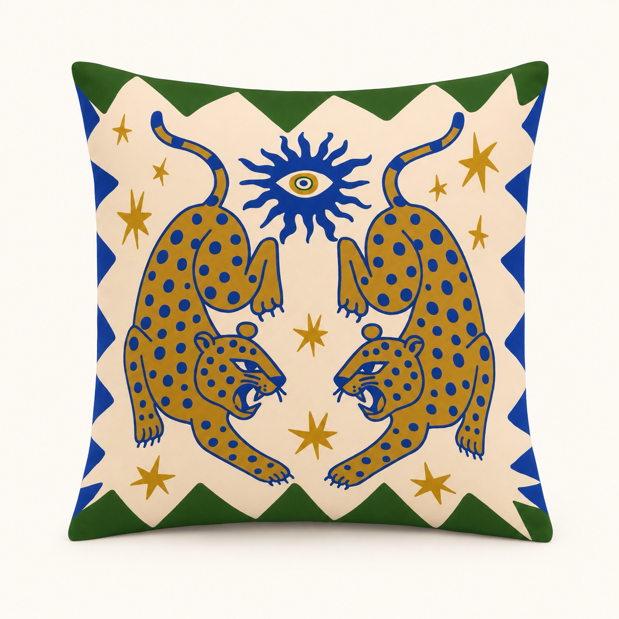Leopard Eye Cushion Cover