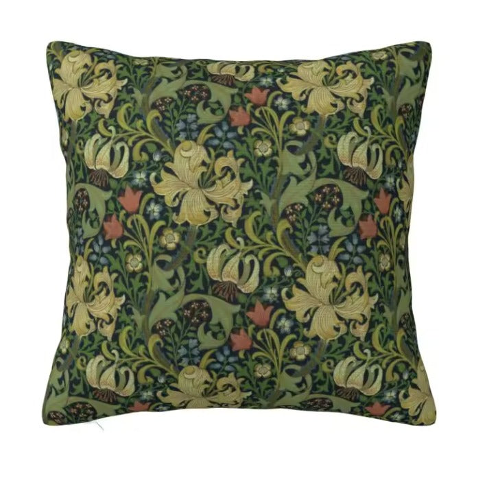 Golden Lily Cushion Cover