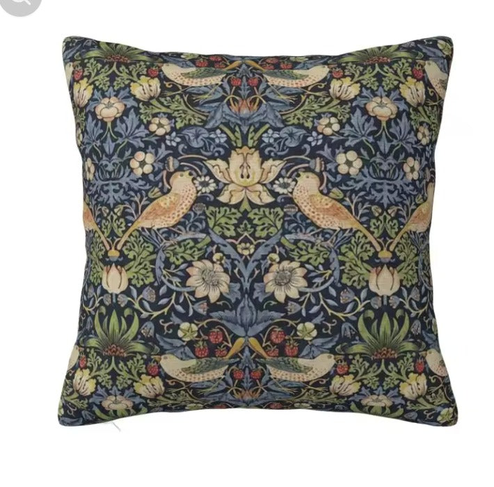 Strawberry Thief Cushion Cover