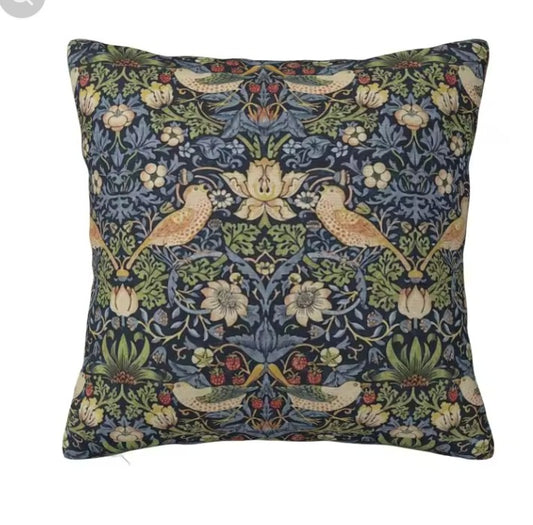 Strawberry Thief Cushion Cover