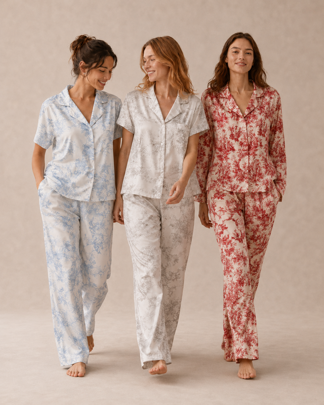 Satin Pyjama Set — Luxury Homewear